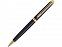 Ручка шариковая Waterman Hemisphere Matt Black GT M, черный матовый/золотистый с логотипом в Балашихе заказать по выгодной цене в кибермаркете AvroraStore