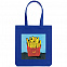 Холщовая сумка «Фри», ярко-синяя с логотипом в Балашихе заказать по выгодной цене в кибермаркете AvroraStore
