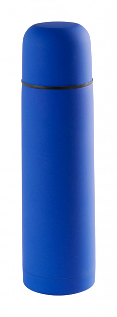 Термос 500 мл,синий с логотипом в Балашихе заказать по выгодной цене в кибермаркете AvroraStore