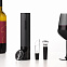 Набор для вина с электрическим штопором Sacramento, черный с логотипом в Балашихе заказать по выгодной цене в кибермаркете AvroraStore