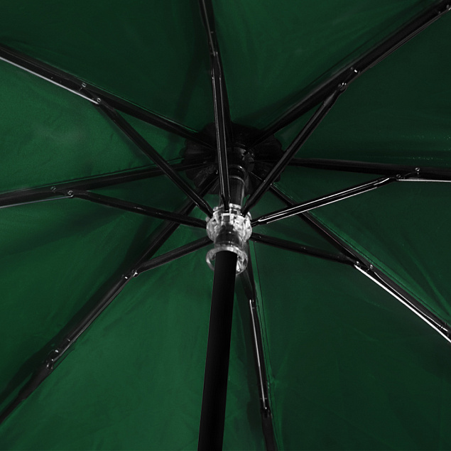 Зонт Glamour - Зеленый FF с логотипом в Балашихе заказать по выгодной цене в кибермаркете AvroraStore