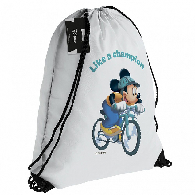 Рюкзак «Микки Маус. Like A Champion», белый с логотипом в Балашихе заказать по выгодной цене в кибермаркете AvroraStore