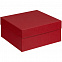 Коробка Satin, большая, красная с логотипом в Балашихе заказать по выгодной цене в кибермаркете AvroraStore
