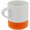 Кружка с силиконовой подставкой Protege, оранжевая с логотипом в Балашихе заказать по выгодной цене в кибермаркете AvroraStore