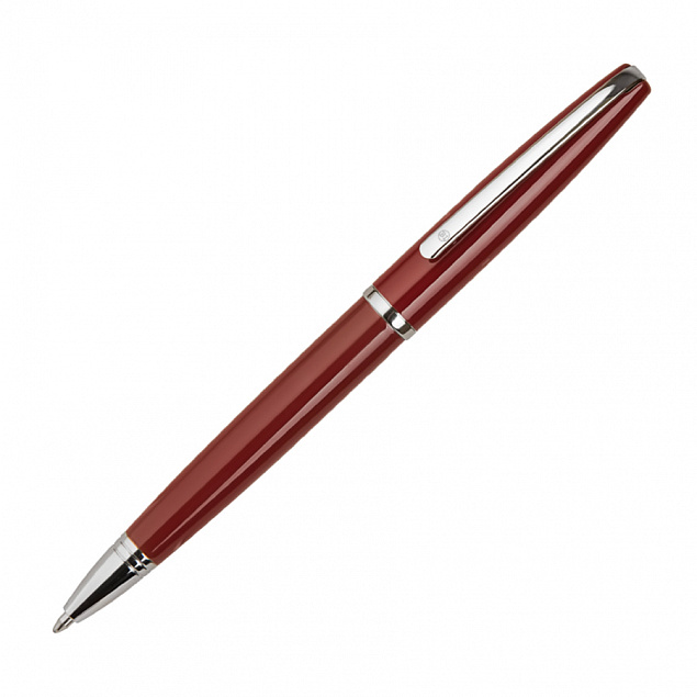 DELICATE, ручка шариковая, бордовый/хром, металл с логотипом в Балашихе заказать по выгодной цене в кибермаркете AvroraStore
