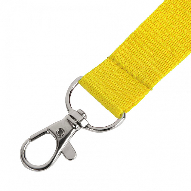 Ланъярд NECK, желтый, полиэстер, 2х50 см с логотипом в Балашихе заказать по выгодной цене в кибермаркете AvroraStore