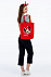 Холщовая сумка «Минни Маус. Best Girl Ever», красная с логотипом в Балашихе заказать по выгодной цене в кибермаркете AvroraStore