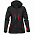 Куртка софтшелл женская Patrol, черная с синим с логотипом в Балашихе заказать по выгодной цене в кибермаркете AvroraStore
