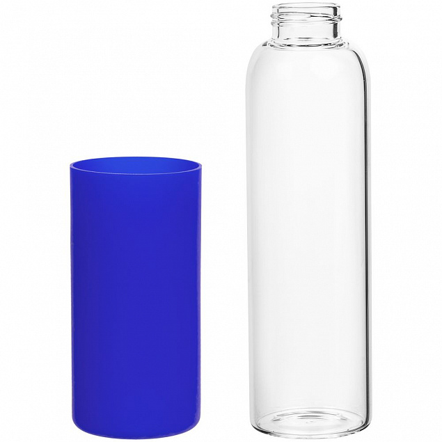 Бутылка для воды Onflow, синяя с логотипом в Балашихе заказать по выгодной цене в кибермаркете AvroraStore