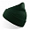 Шапка вязаная  двойная "Wind", с отворотом_темно-серый,100% акрил  с логотипом в Балашихе заказать по выгодной цене в кибермаркете AvroraStore