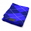 Плед Aberdeen, синий с логотипом в Балашихе заказать по выгодной цене в кибермаркете AvroraStore