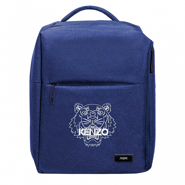 Рюкзак для ноутбука Portobello, Conveza, 422х325х120 мм, синий/серый с логотипом в Балашихе заказать по выгодной цене в кибермаркете AvroraStore