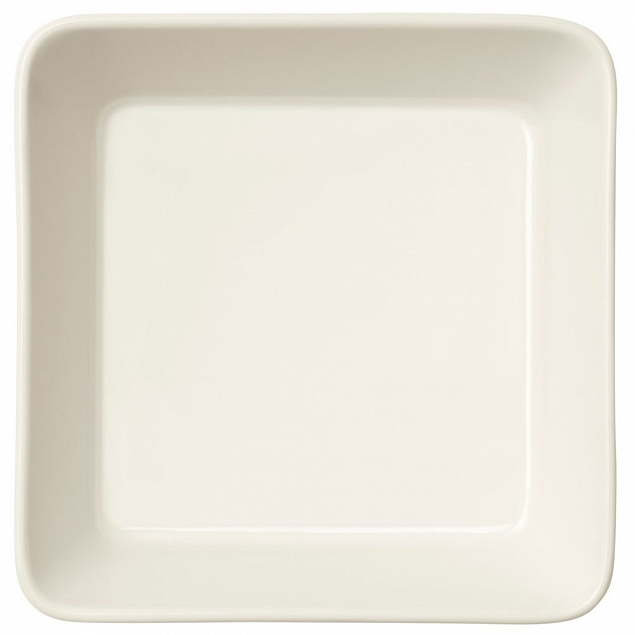Тарелка Teema, квадратная, белая с логотипом в Балашихе заказать по выгодной цене в кибермаркете AvroraStore