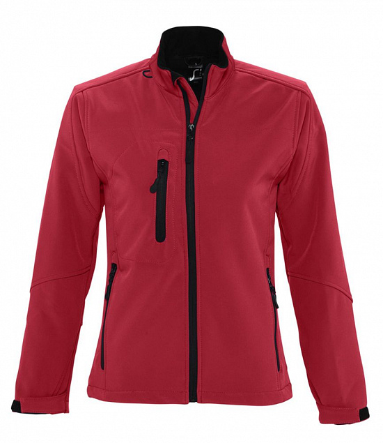 Куртка женская на молнии ROXY 340 красная с логотипом в Балашихе заказать по выгодной цене в кибермаркете AvroraStore