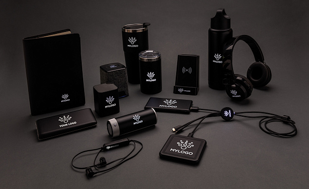 Беспроводные наушники Light up, черный с логотипом в Балашихе заказать по выгодной цене в кибермаркете AvroraStore