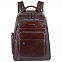 Рюкзак для ноутбука Piquadro Blue Square, красно-коричневый с логотипом в Балашихе заказать по выгодной цене в кибермаркете AvroraStore