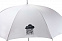 Зонт-трость Promo, белый с логотипом в Балашихе заказать по выгодной цене в кибермаркете AvroraStore
