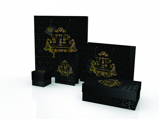 Коробка подарочная VERY IMPORTANT PRESENT с логотипом в Балашихе заказать по выгодной цене в кибермаркете AvroraStore
