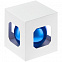 Елочный шар Finery Gloss, 8 см, глянцевый синий с логотипом в Балашихе заказать по выгодной цене в кибермаркете AvroraStore