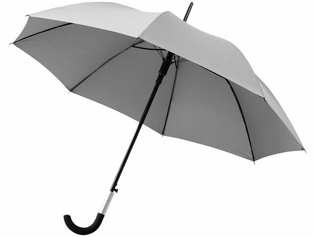 Зонт трость Arch полуавтомат 23, серый с логотипом в Балашихе заказать по выгодной цене в кибермаркете AvroraStore