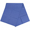 Складной коврик для занятий спортом Flatters, синий с логотипом в Балашихе заказать по выгодной цене в кибермаркете AvroraStore