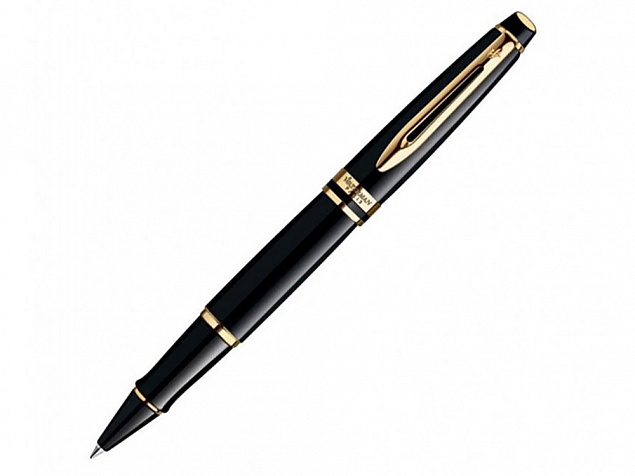 Ручка роллер «Expert 3 Black GT» с логотипом в Балашихе заказать по выгодной цене в кибермаркете AvroraStore