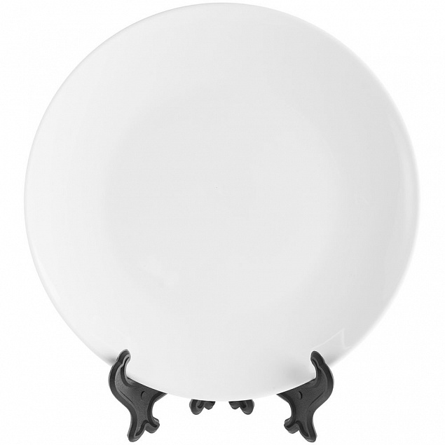 Тарелка Wonder для сублимационной печати, белая с логотипом в Балашихе заказать по выгодной цене в кибермаркете AvroraStore