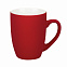 Керамическая кружка Alba 350 ml, soft-touch, красная с логотипом в Балашихе заказать по выгодной цене в кибермаркете AvroraStore