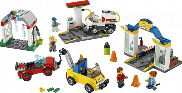 Конструктор «LEGO City. Автостоянка» с логотипом в Балашихе заказать по выгодной цене в кибермаркете AvroraStore