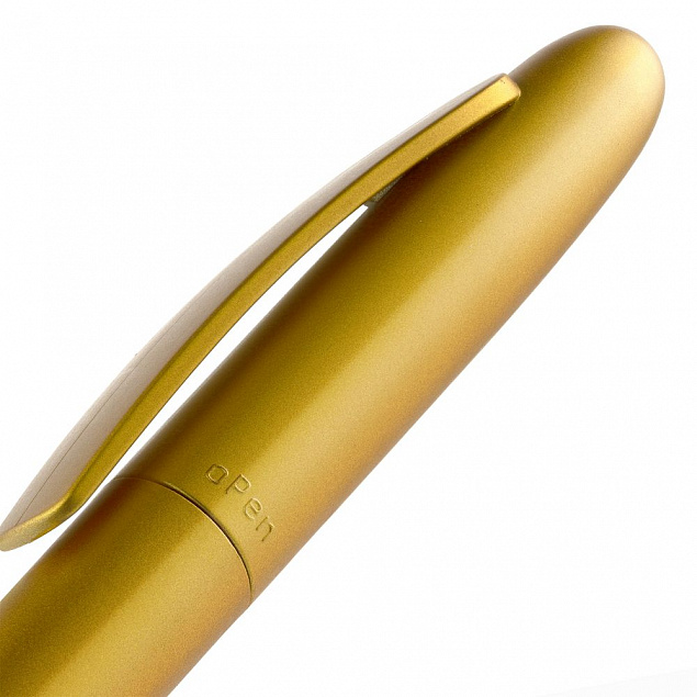 Ручка шариковая Moor Silver, желтая с логотипом в Балашихе заказать по выгодной цене в кибермаркете AvroraStore