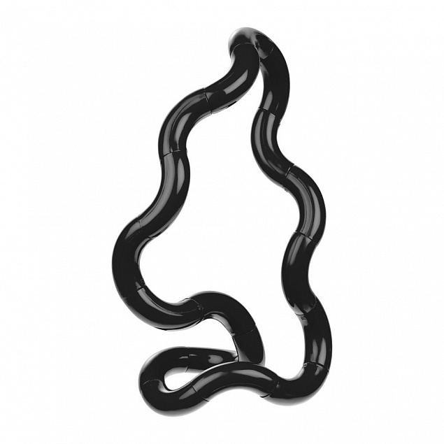Антистресс «Змейка», черный с логотипом в Балашихе заказать по выгодной цене в кибермаркете AvroraStore