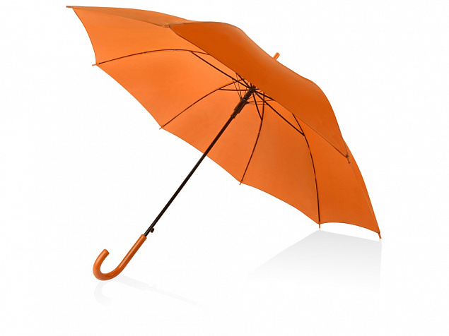 Зонт-трость Яркость, оранжевый с логотипом в Балашихе заказать по выгодной цене в кибермаркете AvroraStore