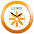 Часы настенные Vivid large, оранжевые с логотипом в Балашихе заказать по выгодной цене в кибермаркете AvroraStore