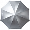 Зонт-трость Wind, серебристый с логотипом в Балашихе заказать по выгодной цене в кибермаркете AvroraStore