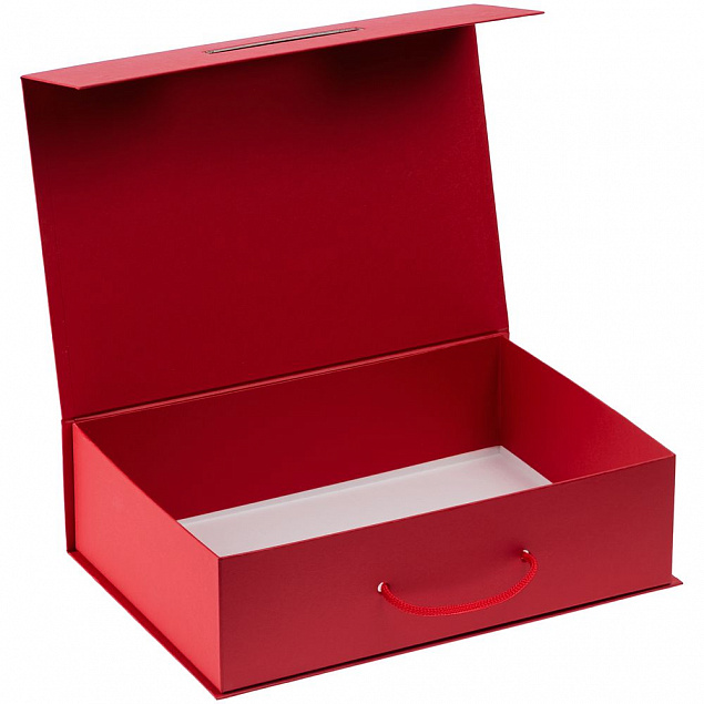 Коробка Case, подарочная, красная с логотипом в Балашихе заказать по выгодной цене в кибермаркете AvroraStore