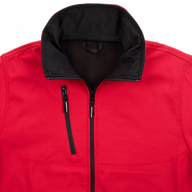 Куртка софтшелл мужская Zagreb, красная с логотипом в Балашихе заказать по выгодной цене в кибермаркете AvroraStore