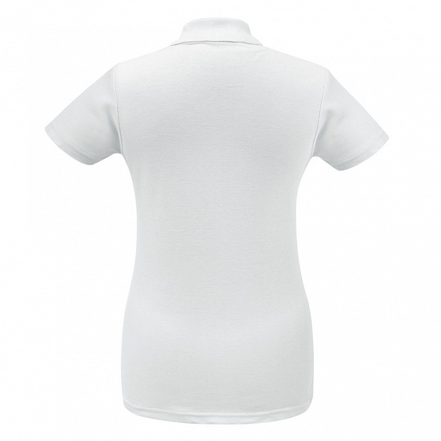 Рубашка поло женская ID.001 белая с логотипом в Балашихе заказать по выгодной цене в кибермаркете AvroraStore