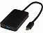ADAPT Алюминиевый мультимедийный переходник Type-C (USB-A/Type-C/HDMI), черный с логотипом в Балашихе заказать по выгодной цене в кибермаркете AvroraStore