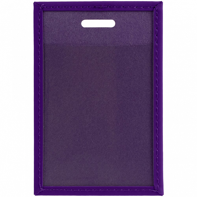 Чехол для пропуска Shall, фиолетовый с логотипом в Балашихе заказать по выгодной цене в кибермаркете AvroraStore