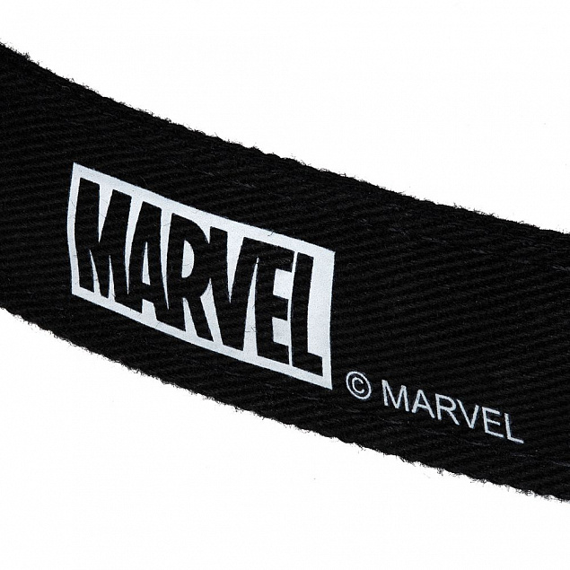 Бейсболка Marvel, черная с белым с логотипом в Балашихе заказать по выгодной цене в кибермаркете AvroraStore