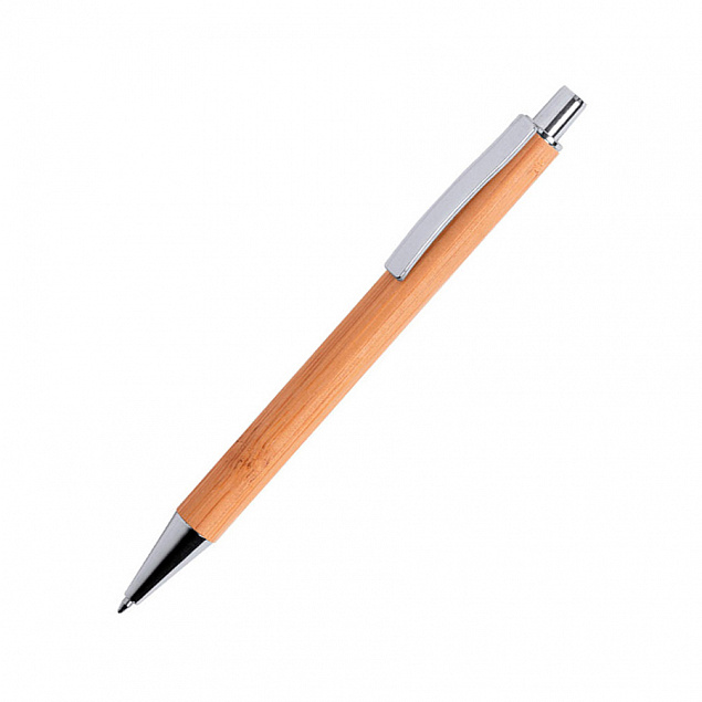 Ручка шариковая,REYCAN, бамбук, металл с логотипом в Балашихе заказать по выгодной цене в кибермаркете AvroraStore