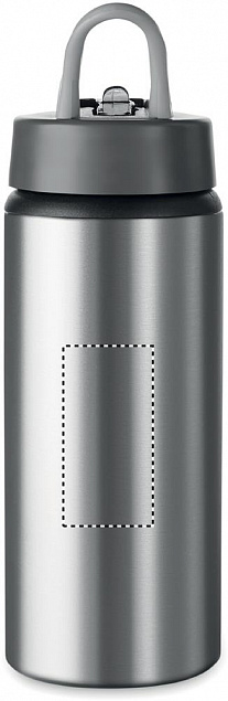 Фляга алюминиевая 600мл с логотипом в Балашихе заказать по выгодной цене в кибермаркете AvroraStore