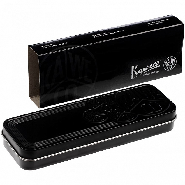 Футляр для ручек Kaweco, черный с логотипом в Балашихе заказать по выгодной цене в кибермаркете AvroraStore