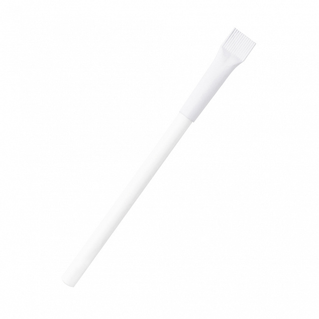 Ручка картонная Greta с колпачком - Белый BB с логотипом в Балашихе заказать по выгодной цене в кибермаркете AvroraStore