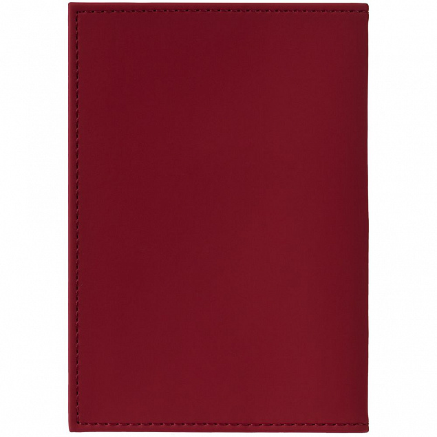 Обложка для паспорта Shall, красная с логотипом в Балашихе заказать по выгодной цене в кибермаркете AvroraStore