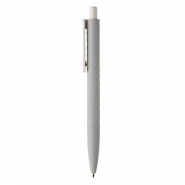 Ручка X3 Smooth Touch, серый с логотипом в Балашихе заказать по выгодной цене в кибермаркете AvroraStore