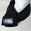 Шарф вязаный  двойной "WIND SCARF"_черный,100% акрил  с логотипом в Балашихе заказать по выгодной цене в кибермаркете AvroraStore