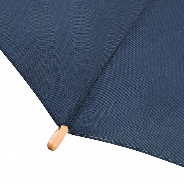 Зонт-трость OkoBrella, темно-синий с логотипом в Балашихе заказать по выгодной цене в кибермаркете AvroraStore