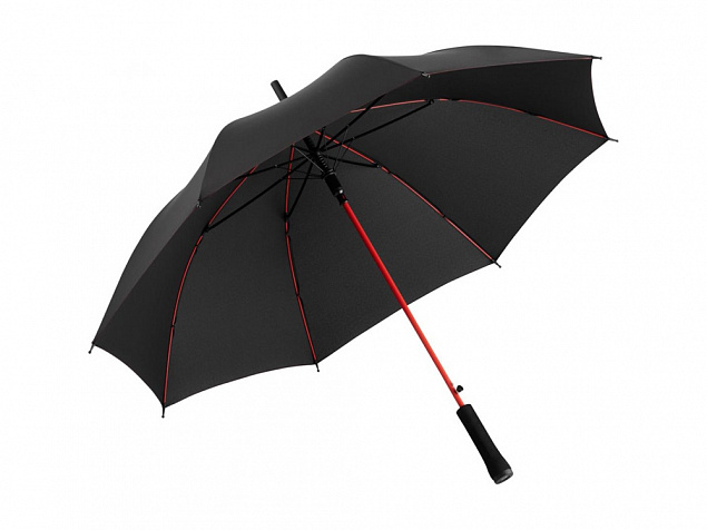 Зонт-трость «Colorline» с цветными спицами и куполом из переработанного пластика с логотипом в Балашихе заказать по выгодной цене в кибермаркете AvroraStore