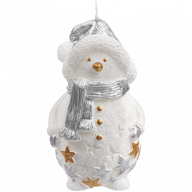 Свеча Christmas Twinkle, снеговик с логотипом в Балашихе заказать по выгодной цене в кибермаркете AvroraStore